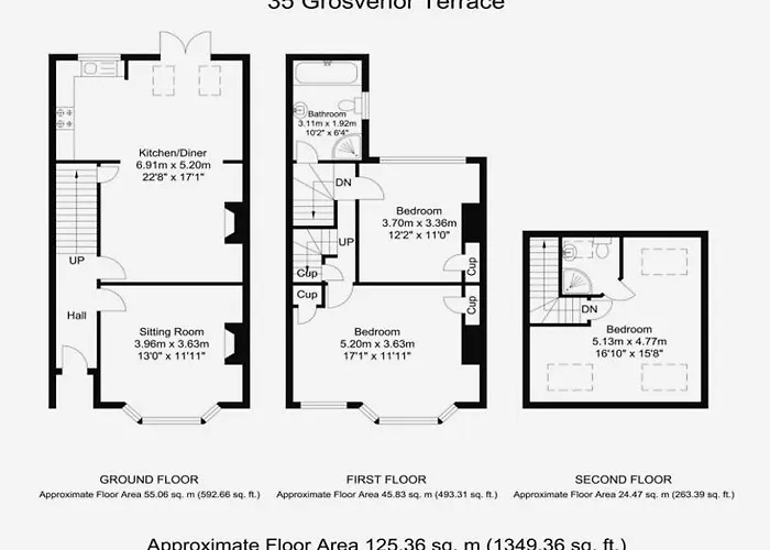 35 Grosvenor Terrace - 3 Bed Sleeps 6, 5 Min Walk From Centre * York